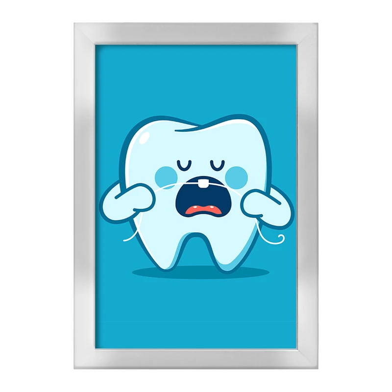 تابلو خندالو طرح دندان و دندان پزشکی کودکانه کد 36763