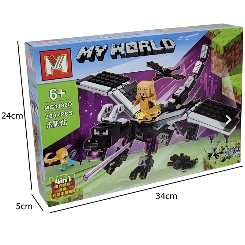 ساختنی 283 تکه مدل ماینکرافت کد MG1186D