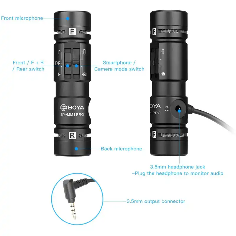 میکروفن کندانسر بویا مدل BY-MM1 PRO