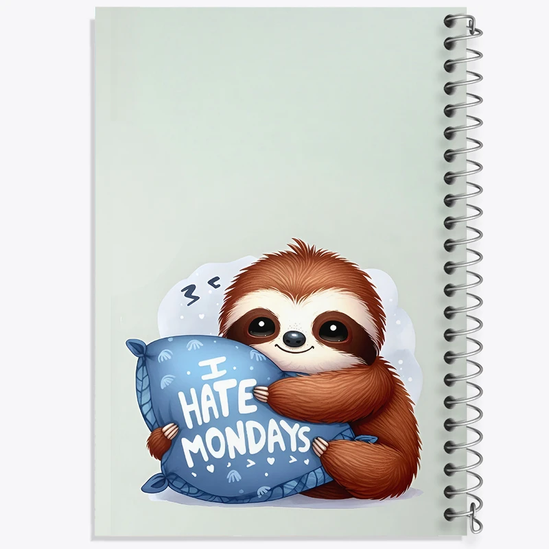 دفتر نقاشی 50 برگ خندالو طرح تنبل بامزه کد N3316