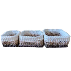 سبد قلاب بافی تریکو کد 5 مجموعه 3 عددی