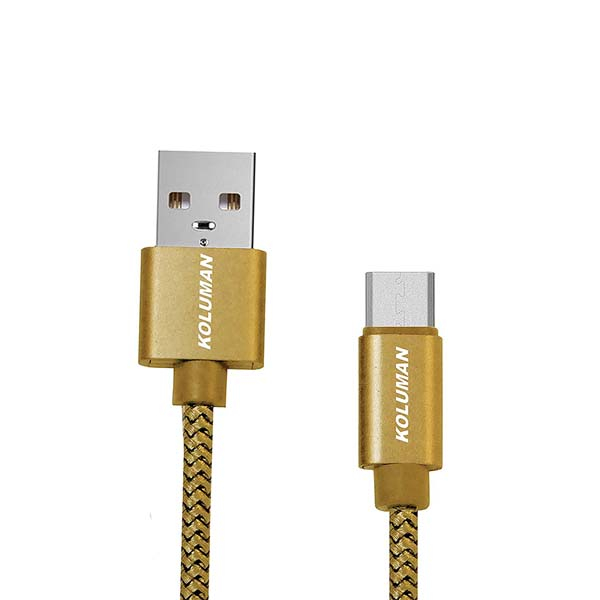کابل تبدیل USB به USB-C کلومن مدل kd-19 طول 2 متر