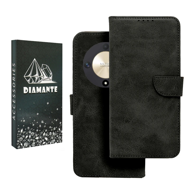 کیف کلاسوری دیامانته مدل Khoshi Bk مناسب برای گوشی موبایل آنر X9B