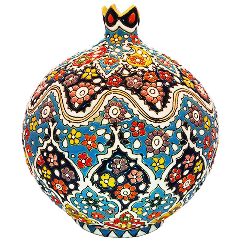 شکلات خوری میناکاری طرح انار کد M_13