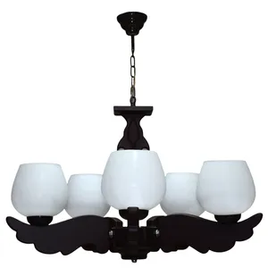 لوستر پنج شعله چشمه نور کد G701/5-BR