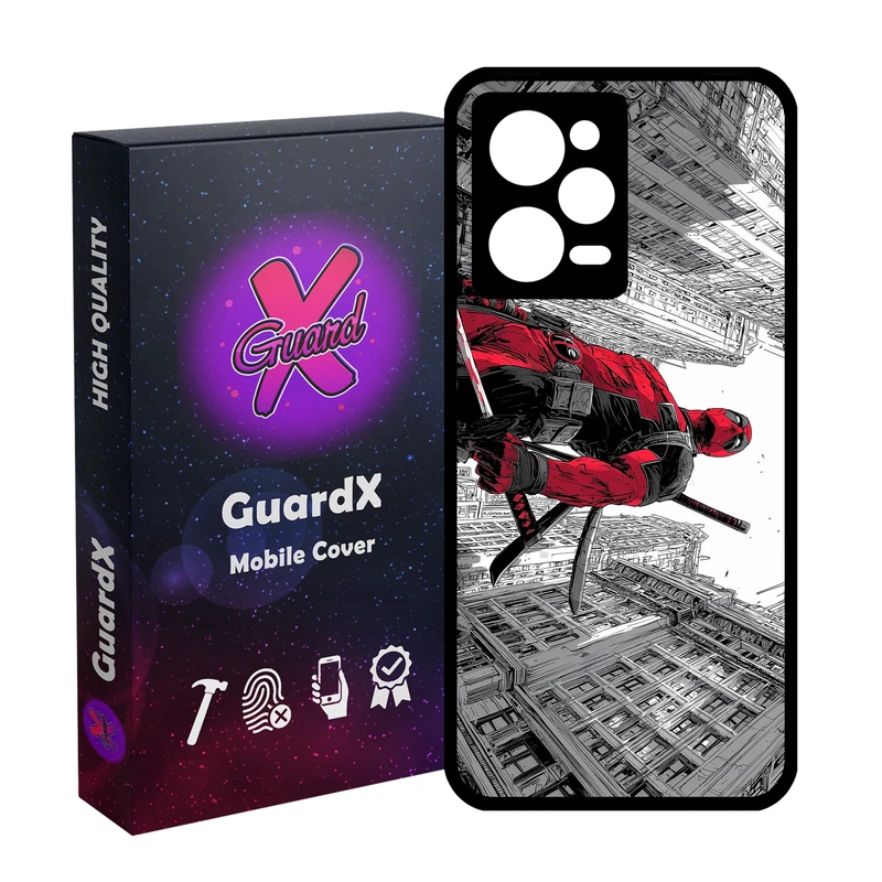 کاور گارد ایکس طرح Deadpool مدل 11081 مناسب برای گوشی موبایل شیائومی Redmi Note 12 Pro 5G/Poco X5 Pro 5G/Note 12 Pro Speed