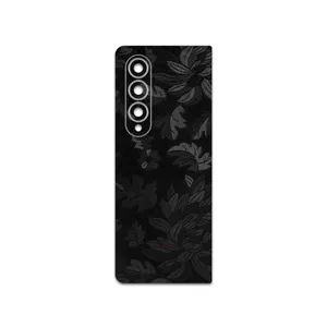 MAHOOT Black-Wildflower Cover Sticker for Samsung Galaxy Z Fold4