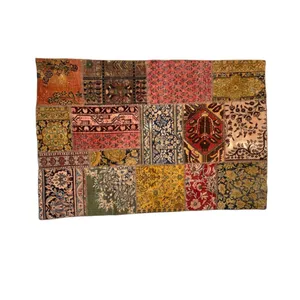 کلاژ فرش دستباف 2 متری مدل وینتج کد 38