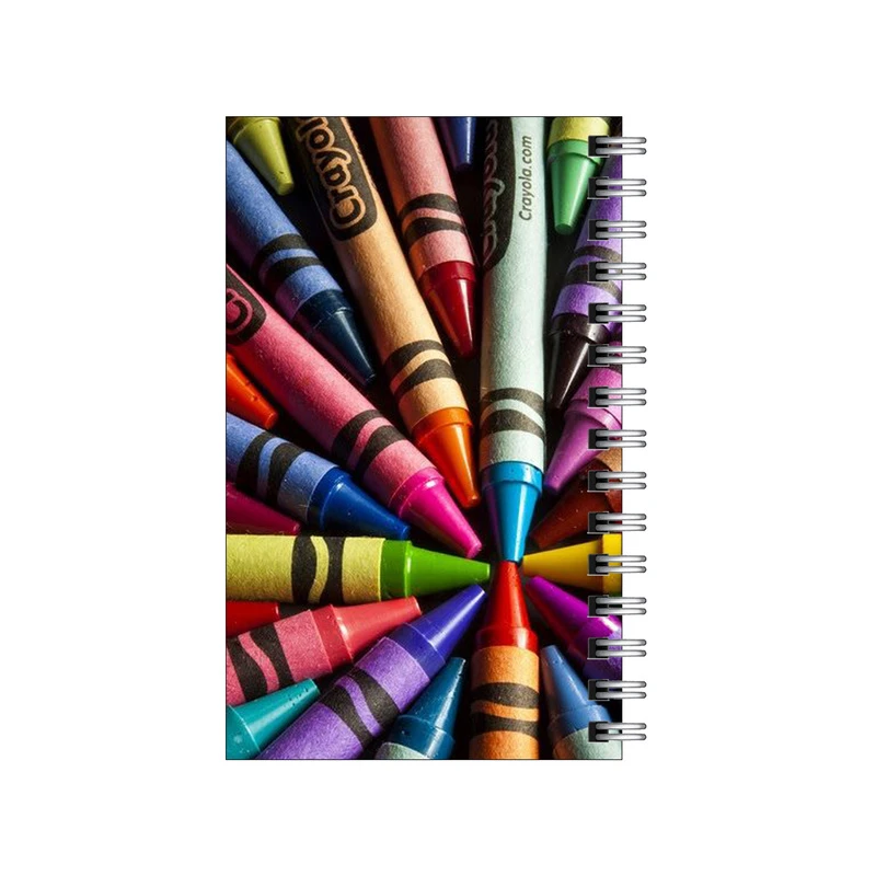 دفترچه یادداشت مدل to do list طرح پترن مداد شمعی ها کد 6277875