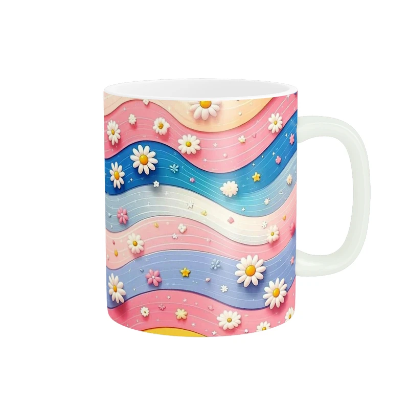  ماگ پاد آفرین طرح گل کد 4259