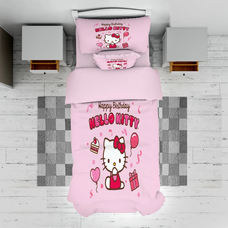 سرویس روتختی مدل Hello kitty TXY197 تک نفره 5 تکه