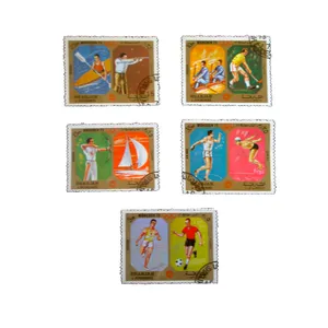 تمبر یادگاری طرح ورزشی کد var-932 مجموعه 5 عددی