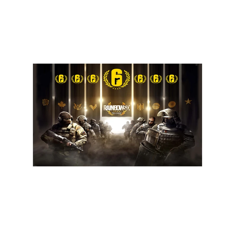 ماوس پد مخصوص بازی طرح Rainbow six مدل R2437