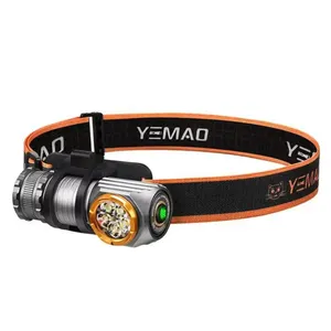 چراغ پیشانی یئماو کد  YM-T355X با نور مهتابی