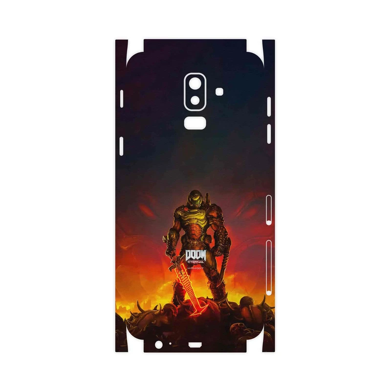 برچسب پوششی ماهوت مدل DOOM Game Series-FullSkin مناسب برای گوشی موبایل سامسونگ Galaxy J8