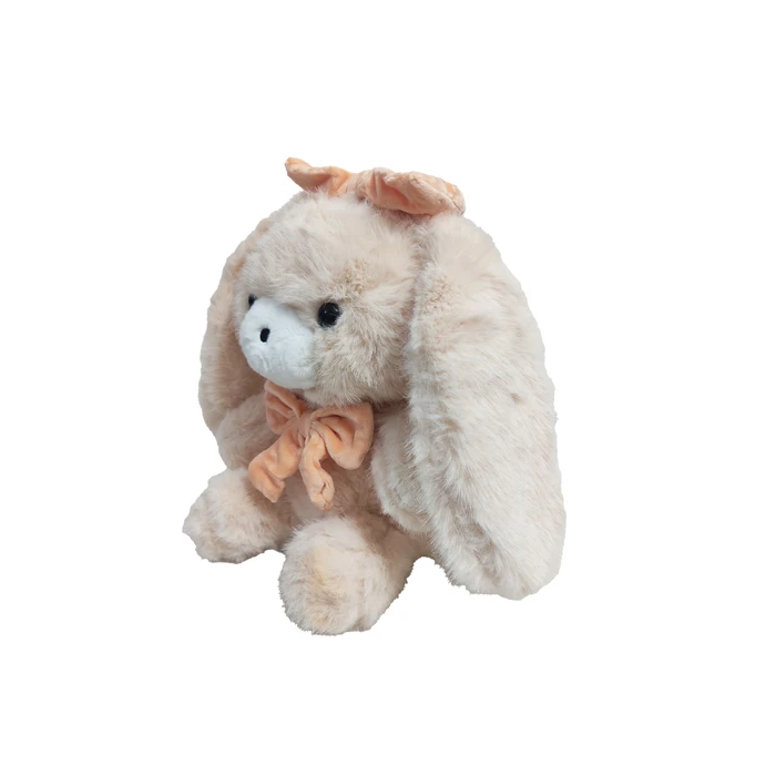 عروسک مدل خرگوش پاپیونی نشسته ارتفاع 25 سانتی متر