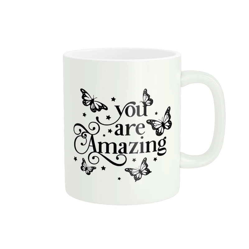 ماگ پاد آفرین طرح حرف نوشته کد 860