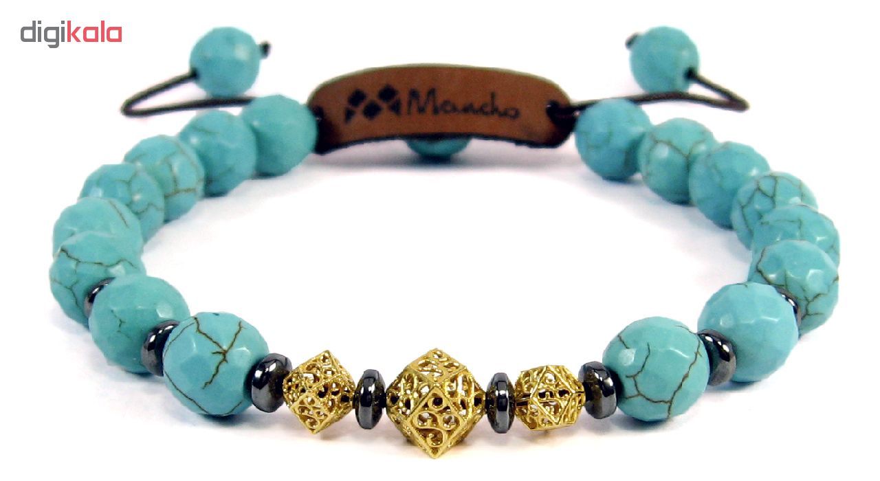 دستبند طلا 18عیار زنانه مانچو مدل bfg126 - - 4