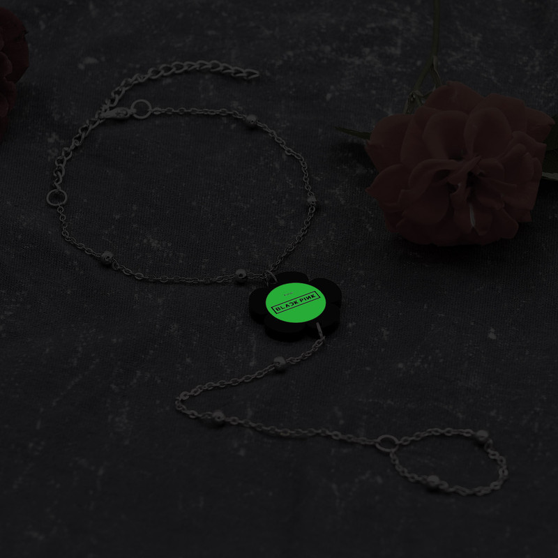 پابند زنانه ناکسیگو مدل تمیمه طرح Black Pink کد TP11267 پابند زنانه ناکسیگو مدل تمیمه طرح Black Pink کد TP11267