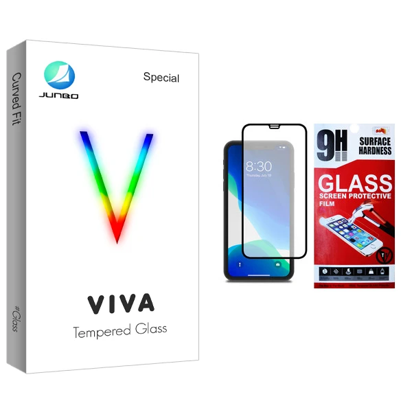 محافظ صفحه نمایش مات جانبو مدل Viva Glass مناسب برای گوشی موبایل اپل iPhone XR