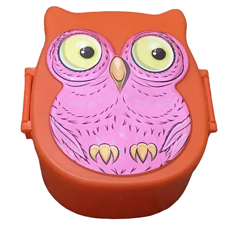 ظرف غذای کودک طرح جغد کد kn7