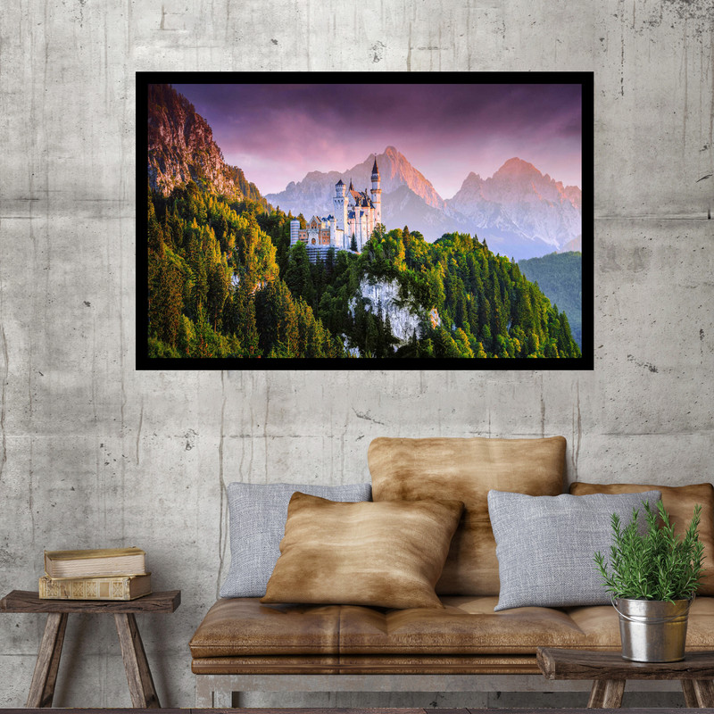 تابلو نوری بکلیت طرح قلعه نویشوانشتاین مدل B-MO1496