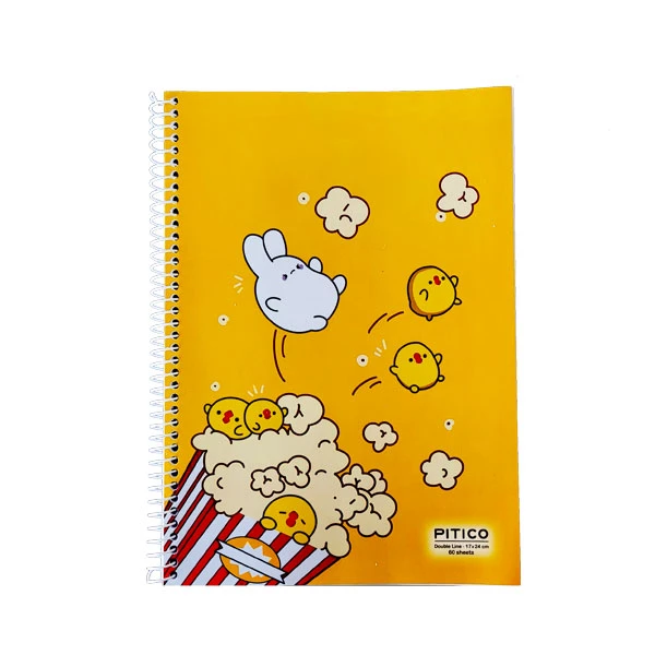 دفتر زبان 60 برگ پیتیکو مدل مولانگ 4