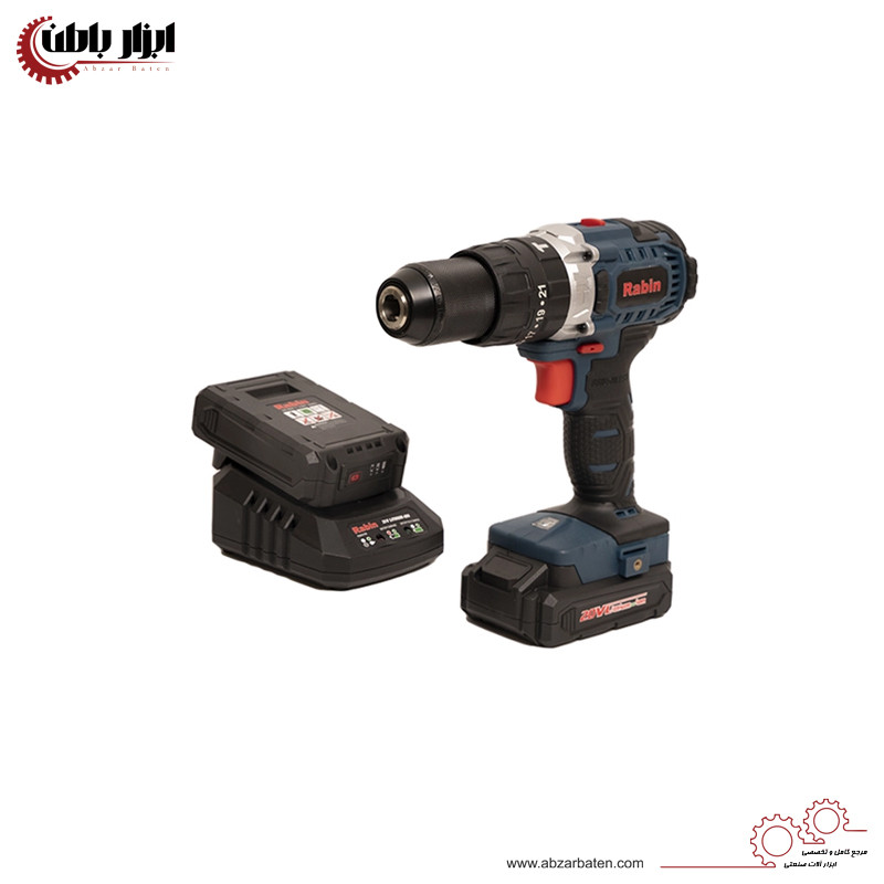 دریل پیچ گوشتی شارژی چکشی رابین مدل R8820-Brushless