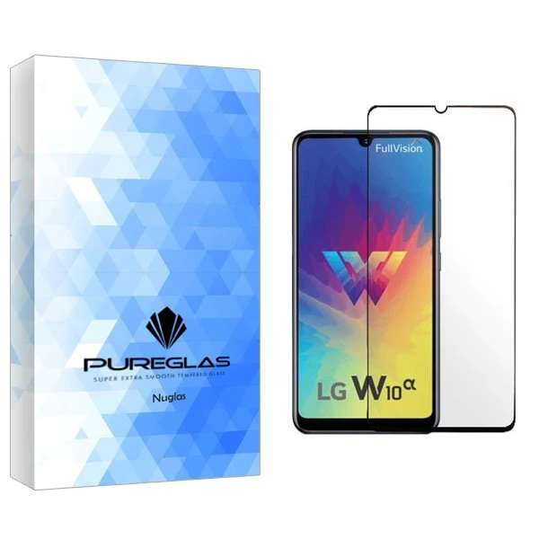 محافظ صفحه نمایش شیشه ای پیور گلس مدل NueGlas مناسب برای گوشی موبایل ال جی W10 Alpha