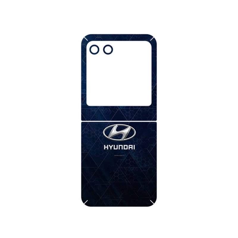 برچسب پوششی ماهوت مدل Hyundai_Logo مناسب برای گوشی موبایل موتورولا Razr 40 Ultra