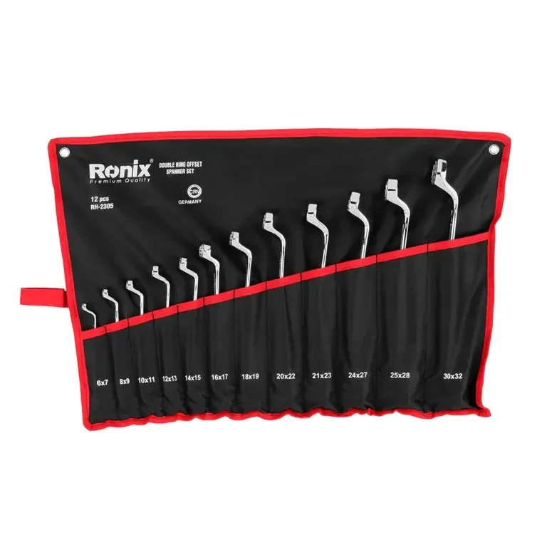 آچار دو سر رینگی رونیکس مدل RH-2305 مجموعه 12 عددی