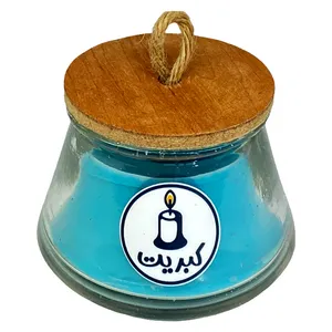 شمع لیوانی کبریت مدل دیگی ساده