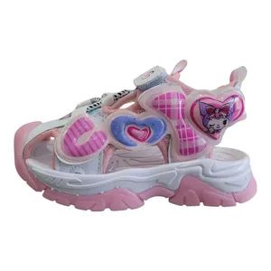 صندل دخترانه مدل کرومی چراغدار