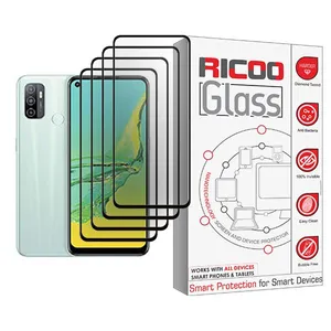 Ricoo Ricoo Glass MIX004 Screen Protector For Oppo A33 (2020) Pack Of 4