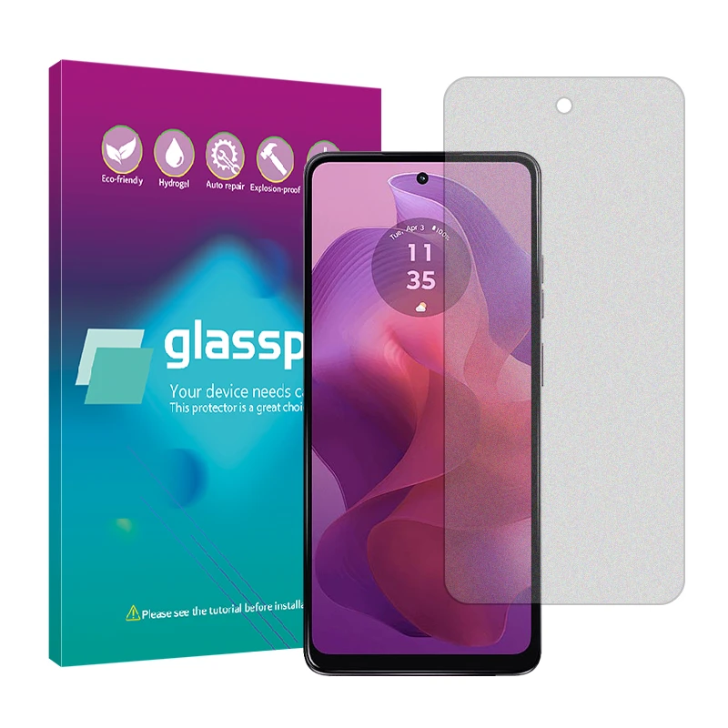 محافظ صفحه نمایش مات گلس پرو مدل Resistant مناسب برای گوشی موبایل موتورولا Moto G24