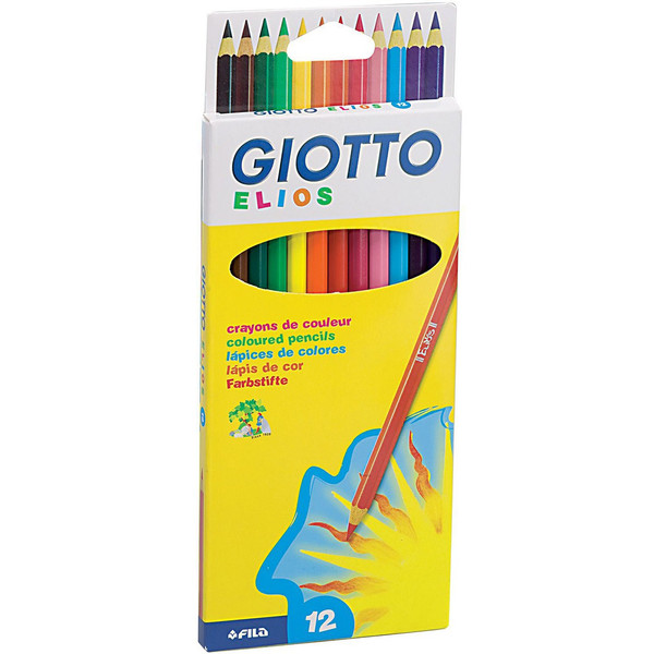 مداد رنگی 12رنگ جیوتو مدل Elios