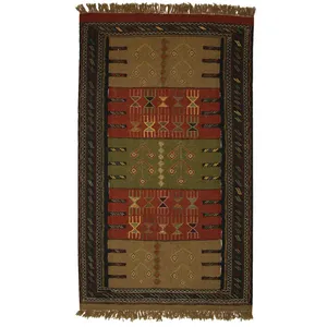گلیم دستبافت دو متری کد 990442