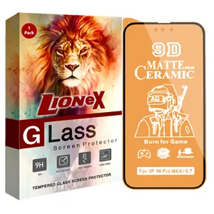  Lionex CMT14 Ceramics Matte Glass Screen Protector For Apple iPhone 14 Pro Max