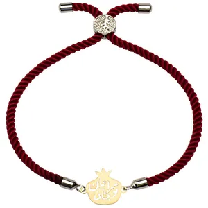 دستبند طلا 18 عیار زنانه الن نار طرح انار مدل N1686