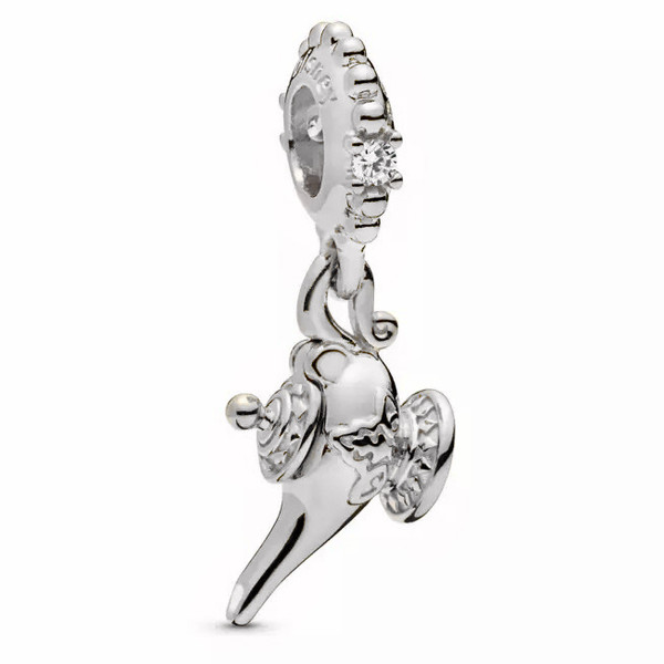 آویز گردنبند و دستبند نقره زنانه پاندورا مدل Genie Lamp