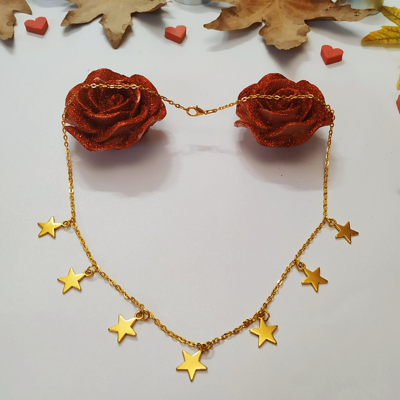 گردنبند مدل ستاره کد HN1605