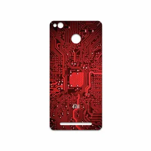 MAHOOT Red Printed Circuit Board Cover Sticker for Xiaomi Redmi 3 Pro