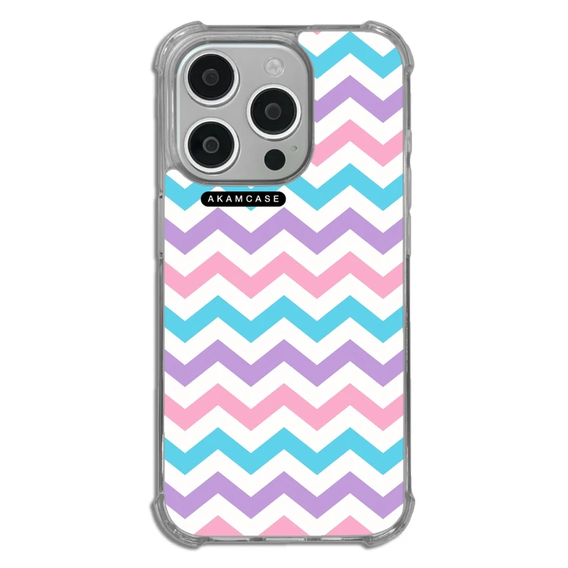 کاور آکام مدل AMCWTA15PRO-PASTEL PATTERN13 مناسب برای گوشی موبایل اپل iPhone 15 Pro