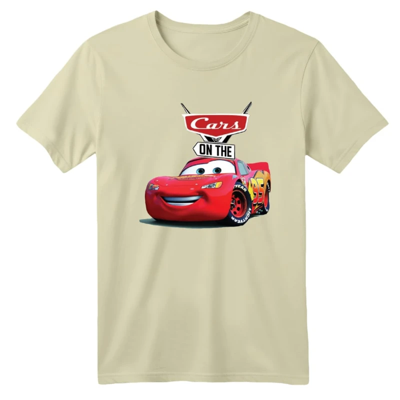 تی شرت آستین کوتاه بچگانه مدل ماشین ها کد ۷