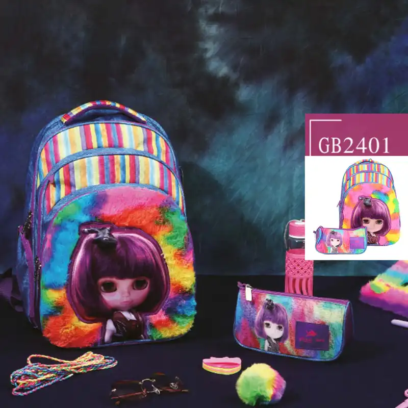 کوله پشتی گلاسی برد مدل 2401  به همراه جامدادی