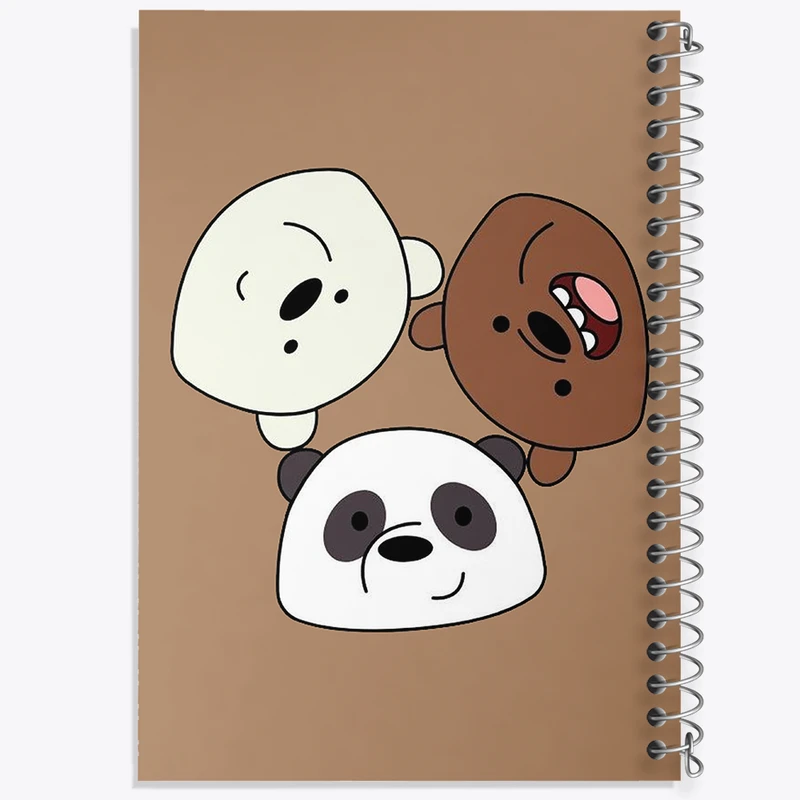 دفتر لیست خرید 50 برگ خندالو طرح سه خرس کله پوک کد N1958