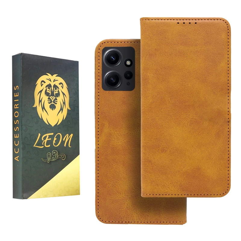 کیف کلاسوری لئون مدل Spork مناسب برای گوشی موبایل شیائومی Redmi Note 12 4G