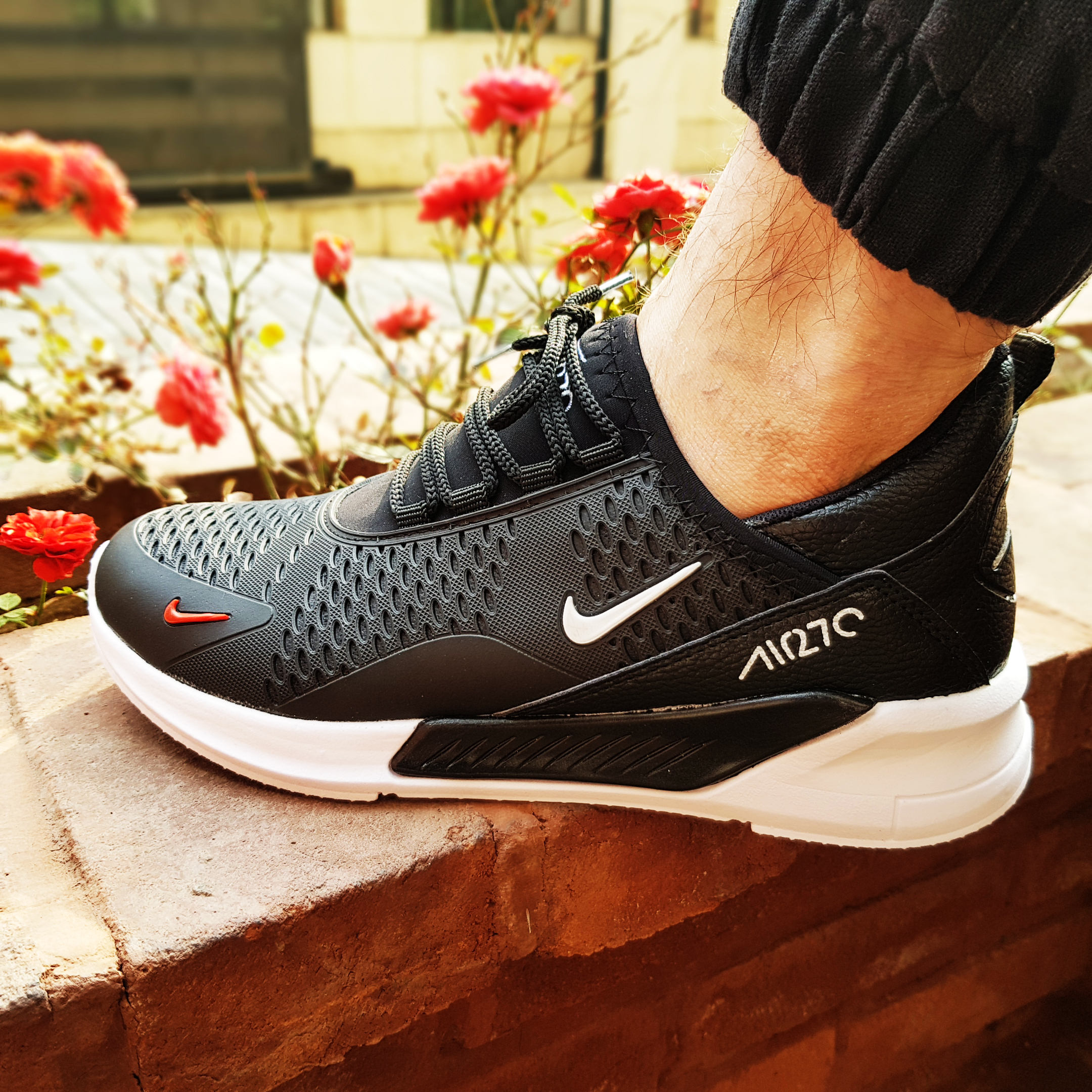 کفش پیاده روی مدل Air Max 270 lk  رنگ مشکی
