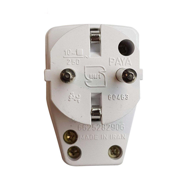 دوشاخه برق پرتو مدل پایا بسته دوعددی دوشاخه برق پرتو مدل پایا بسته دوعددی