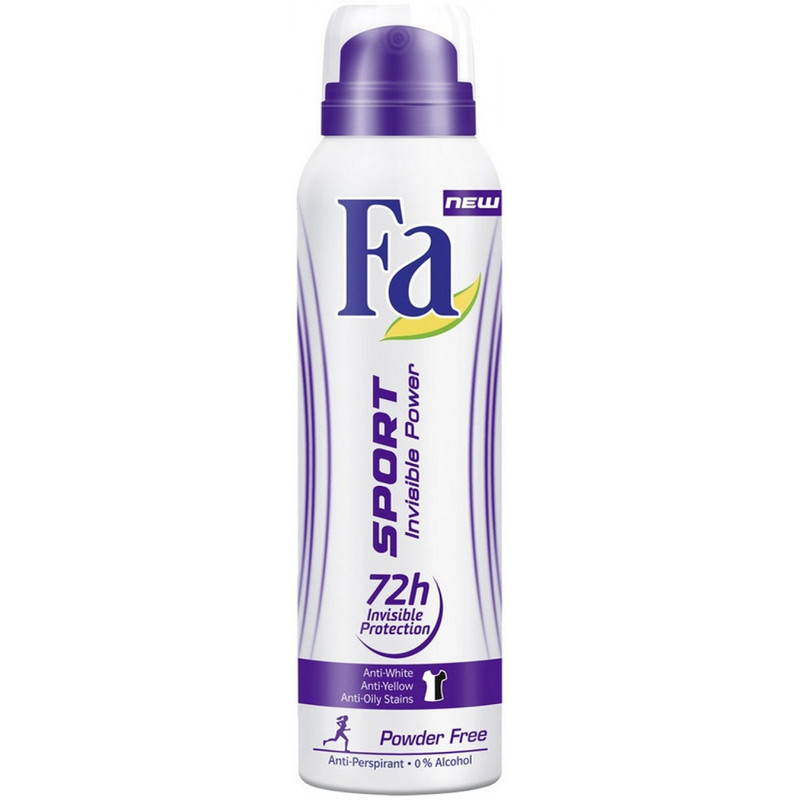 اسپری ضد تعریق مردانه فا مدل Sport Invisible Power حجم 150 میلی لیتر